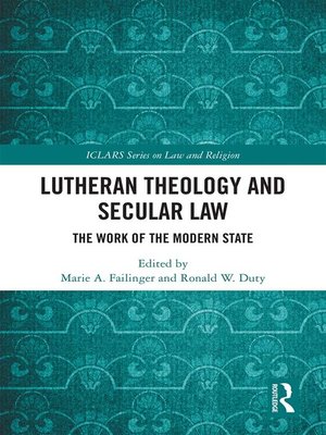 cover image of Lutheran Theology and Secular Law